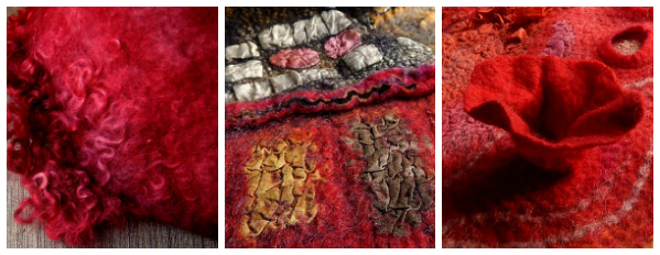 Surface Design in Feltmaking :: Online Workshop – Fiona Duthie